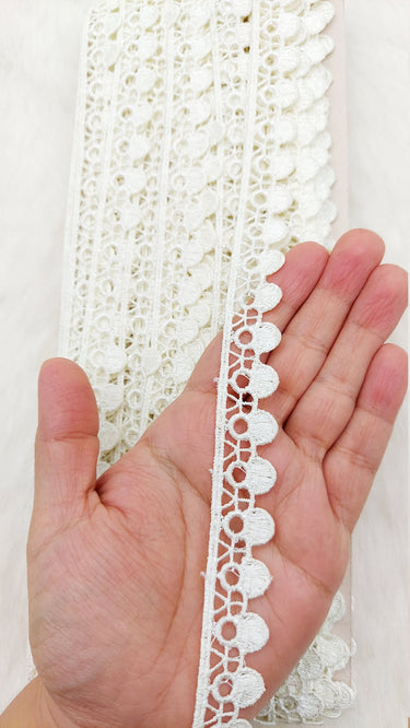 Fringe Trim, Polyester Embroidered Crafting Edging Lace Trim, Trim by 10 Yards